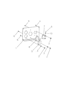 Control Panel Diagram and Parts List for 030372  Briggs and Stratton Generator